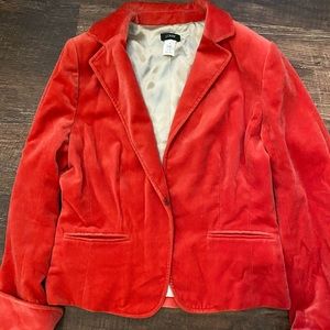 JCrew Blazer - coral red color